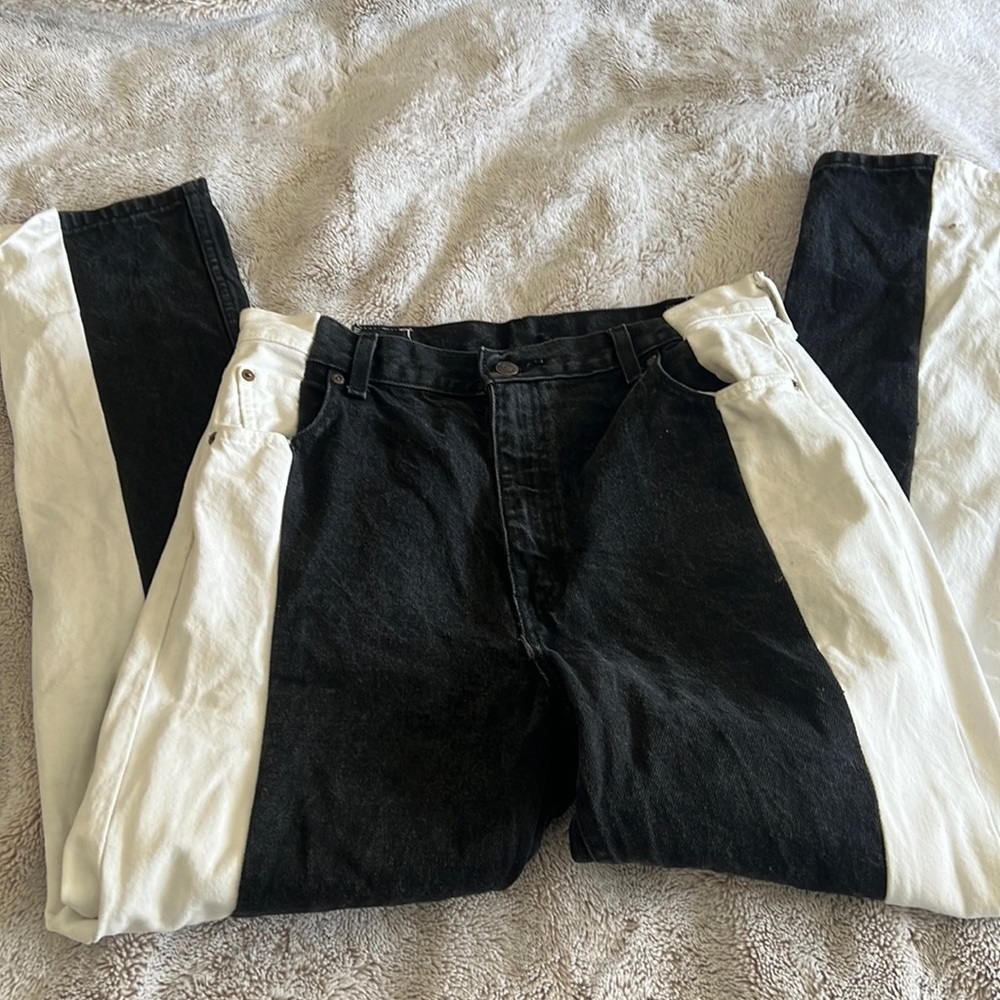 Two tone Levi denim